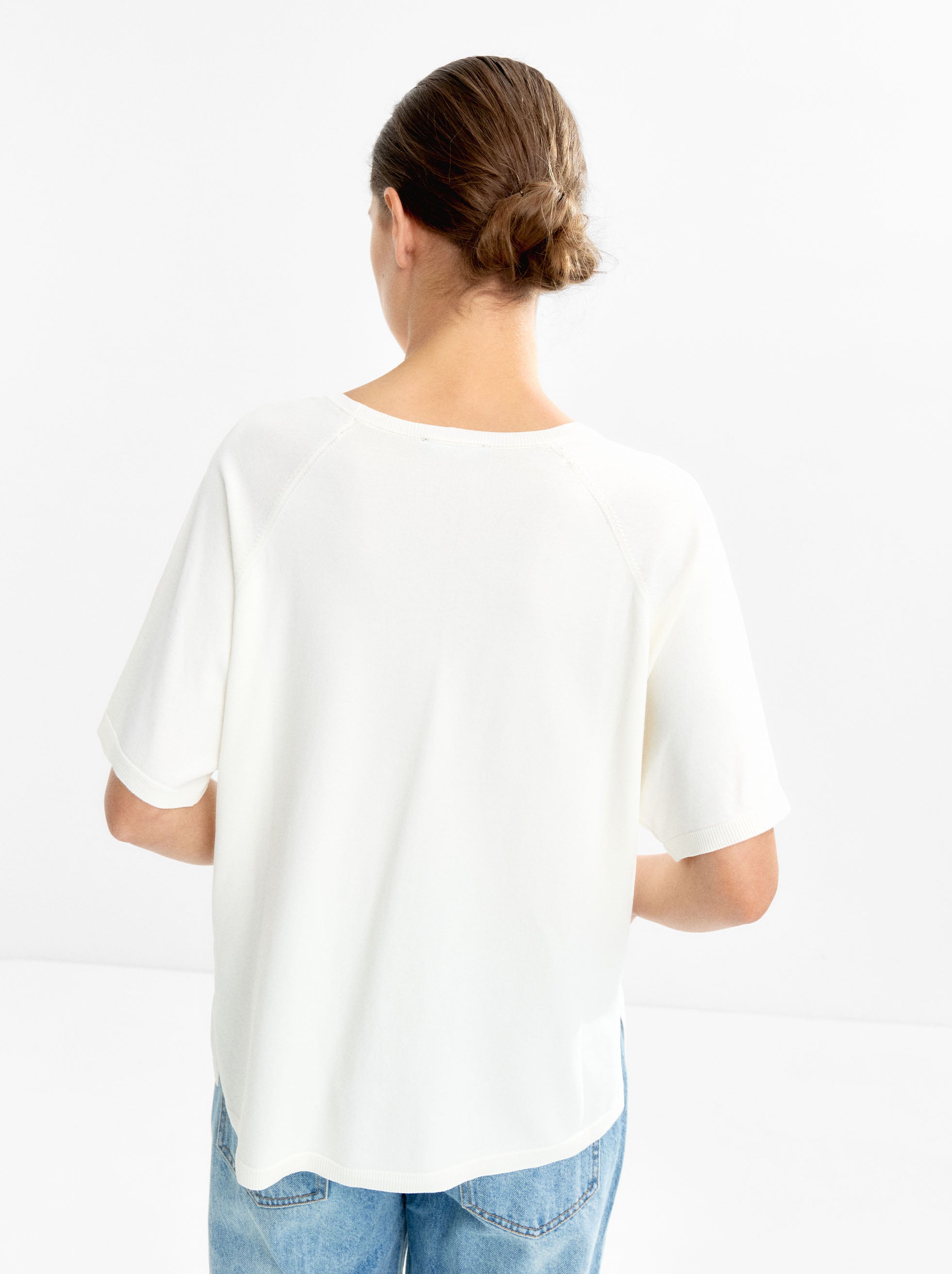 Jersey De Punto De Manga Corta