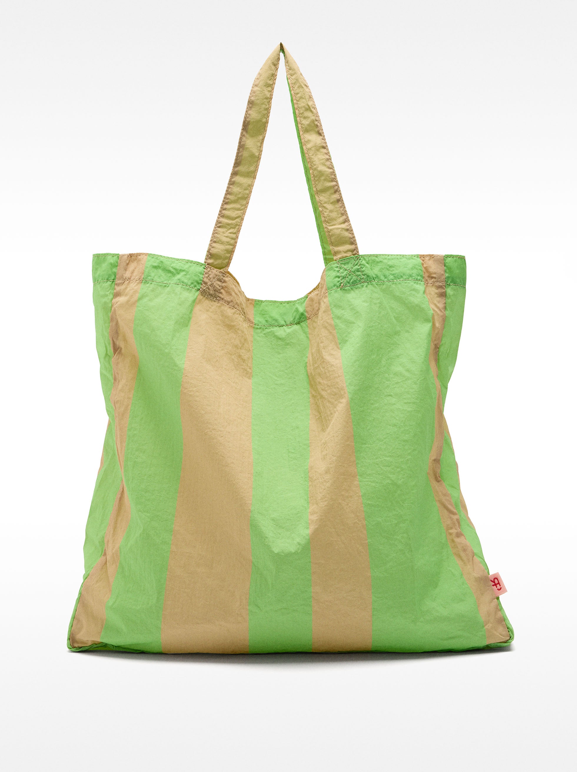 Bolsa De Nylon A Rayas Multiusos