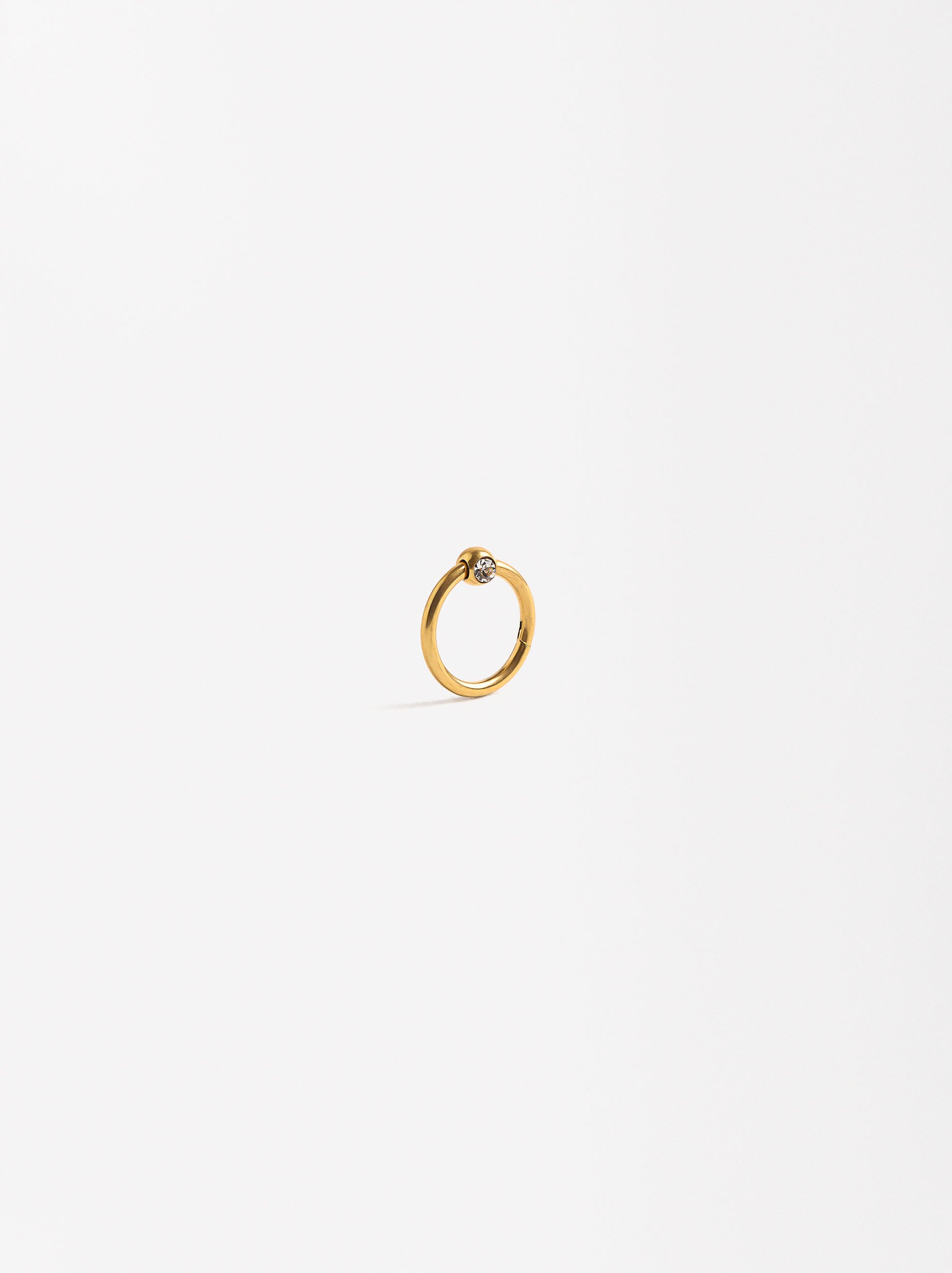 Piercing Cristal - Acero Inoxidable