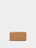 Cartera De Textura Suave Con Cremallera