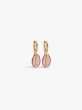 Aros Con Conchas Esmaltadas