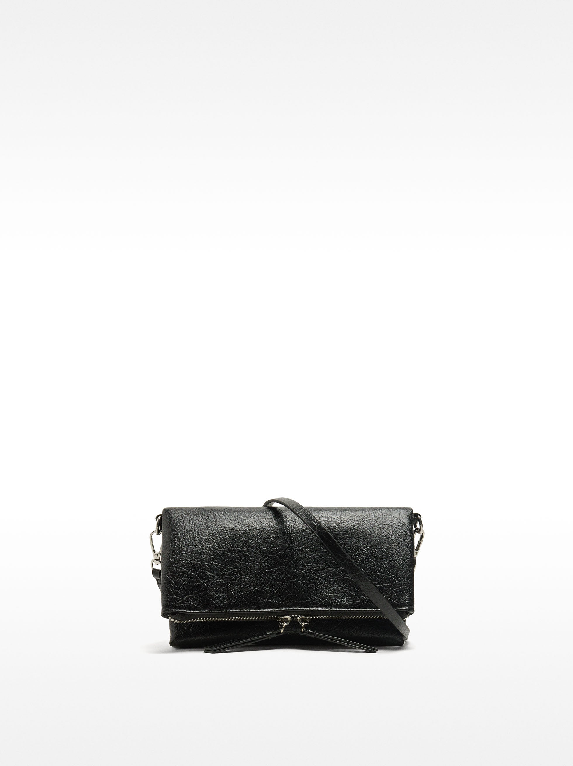 Bolso Bandolera Efecto Craquelado