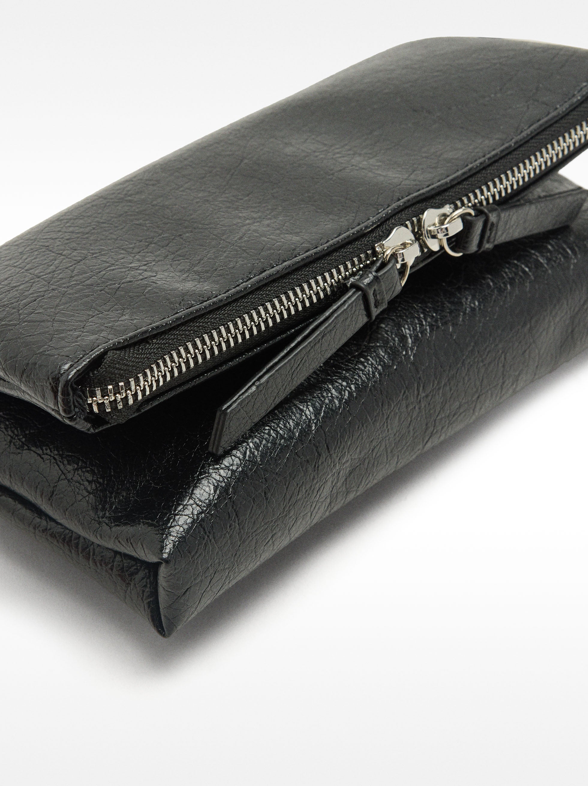 Bolso Bandolera Efecto Craquelado