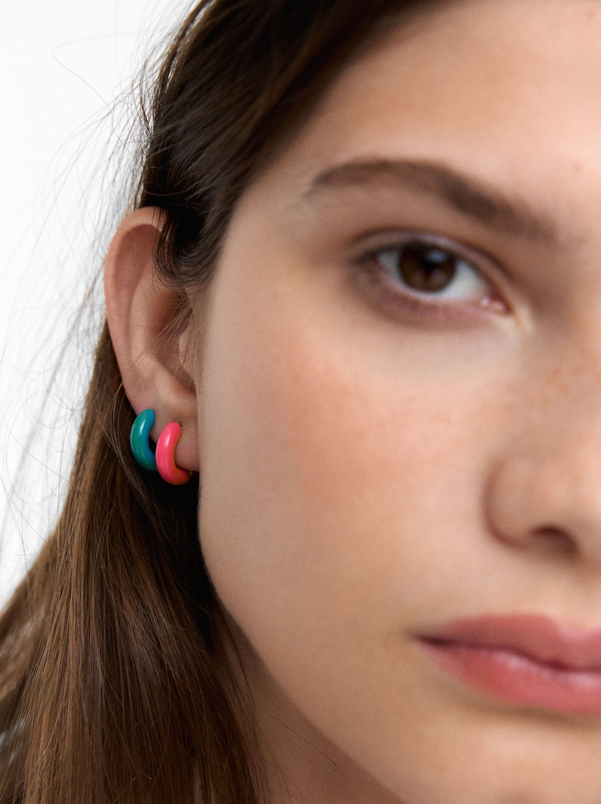 Set De Pendientes Esmaltados