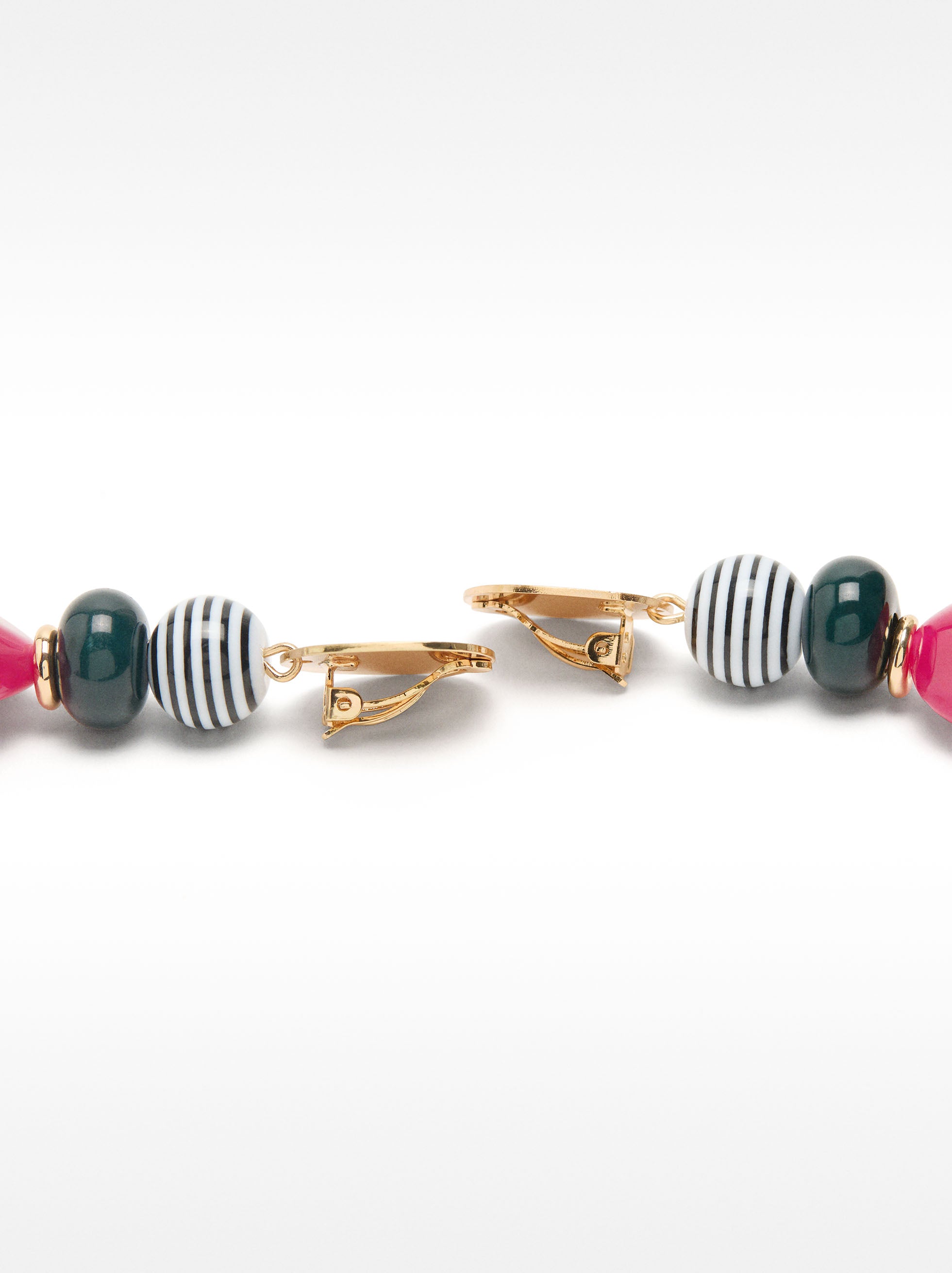 Aretes Largos Efecto Piedra