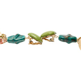 Pendientes Largos Con Piedra Y Resina