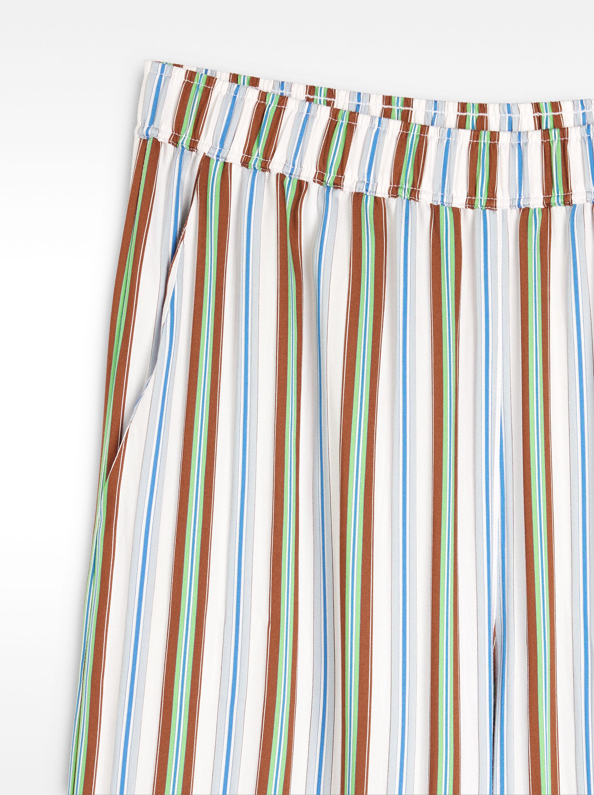 Pantalón Fluido De Rayas