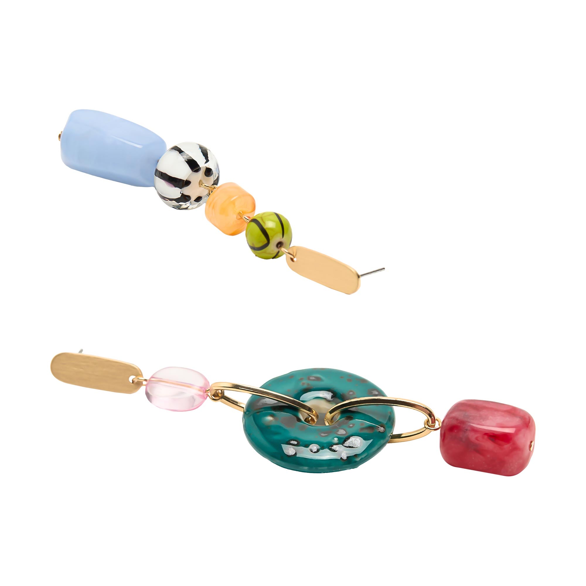 Pendientes Largos Asimétricos