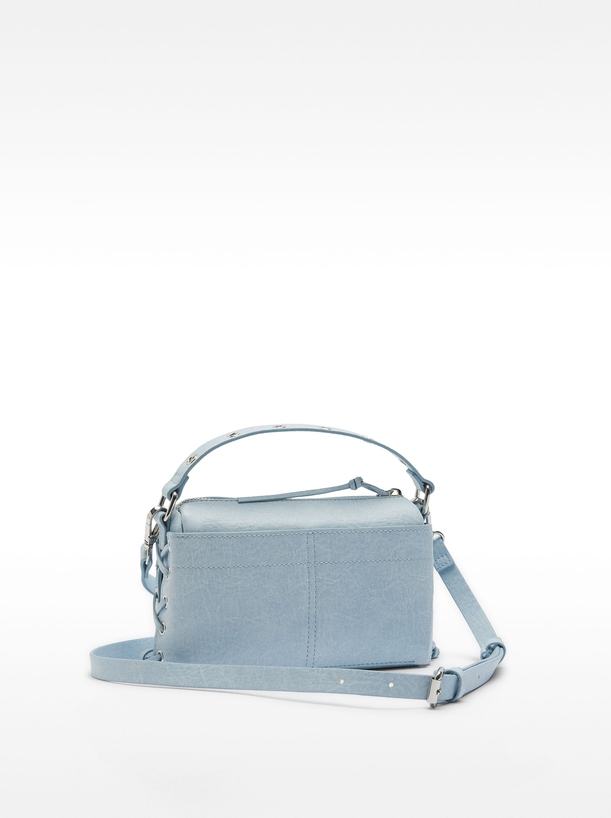 Bolso De Mano Trenzado Con Bandolera