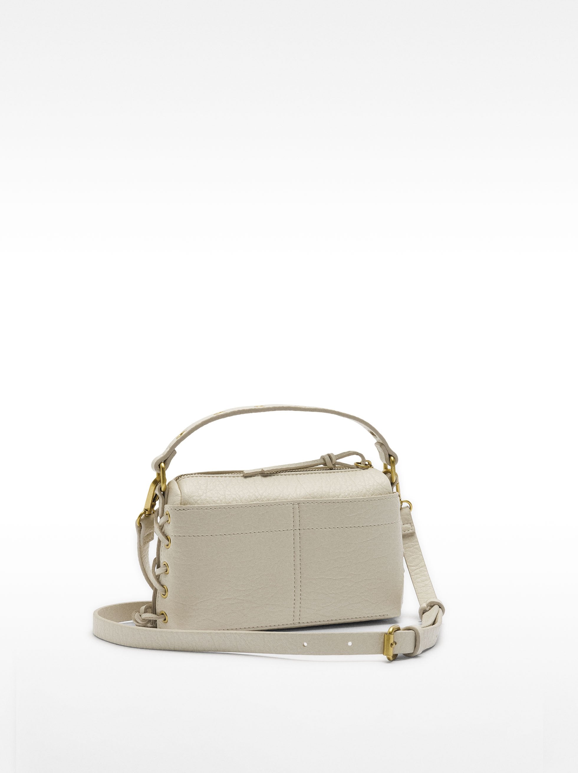 Bolso De Mano Trenzado Con Bandolera