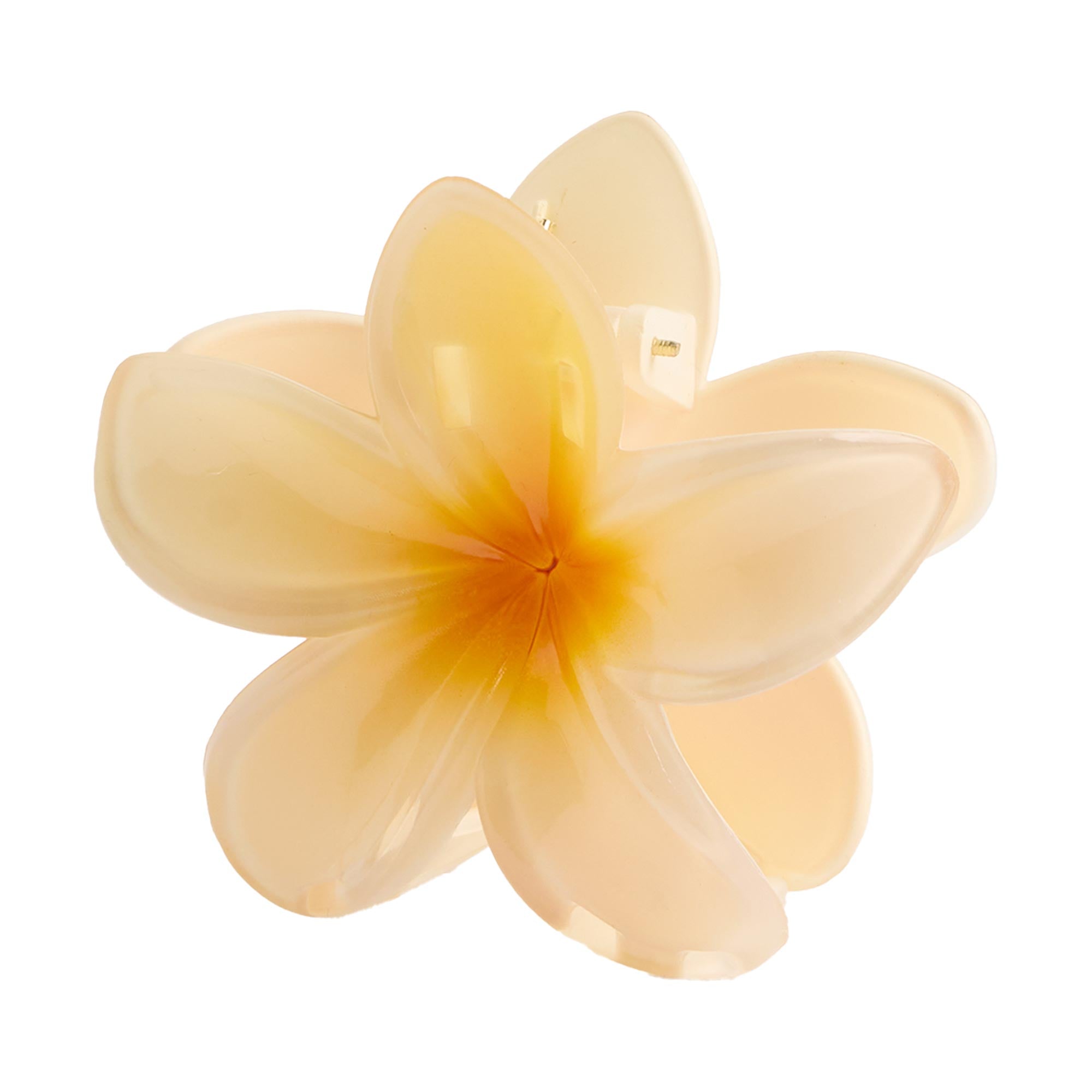 Pinza Para El Pelo Con Flor De Resina