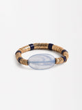 Pulsera Elástica Efecto Piedra