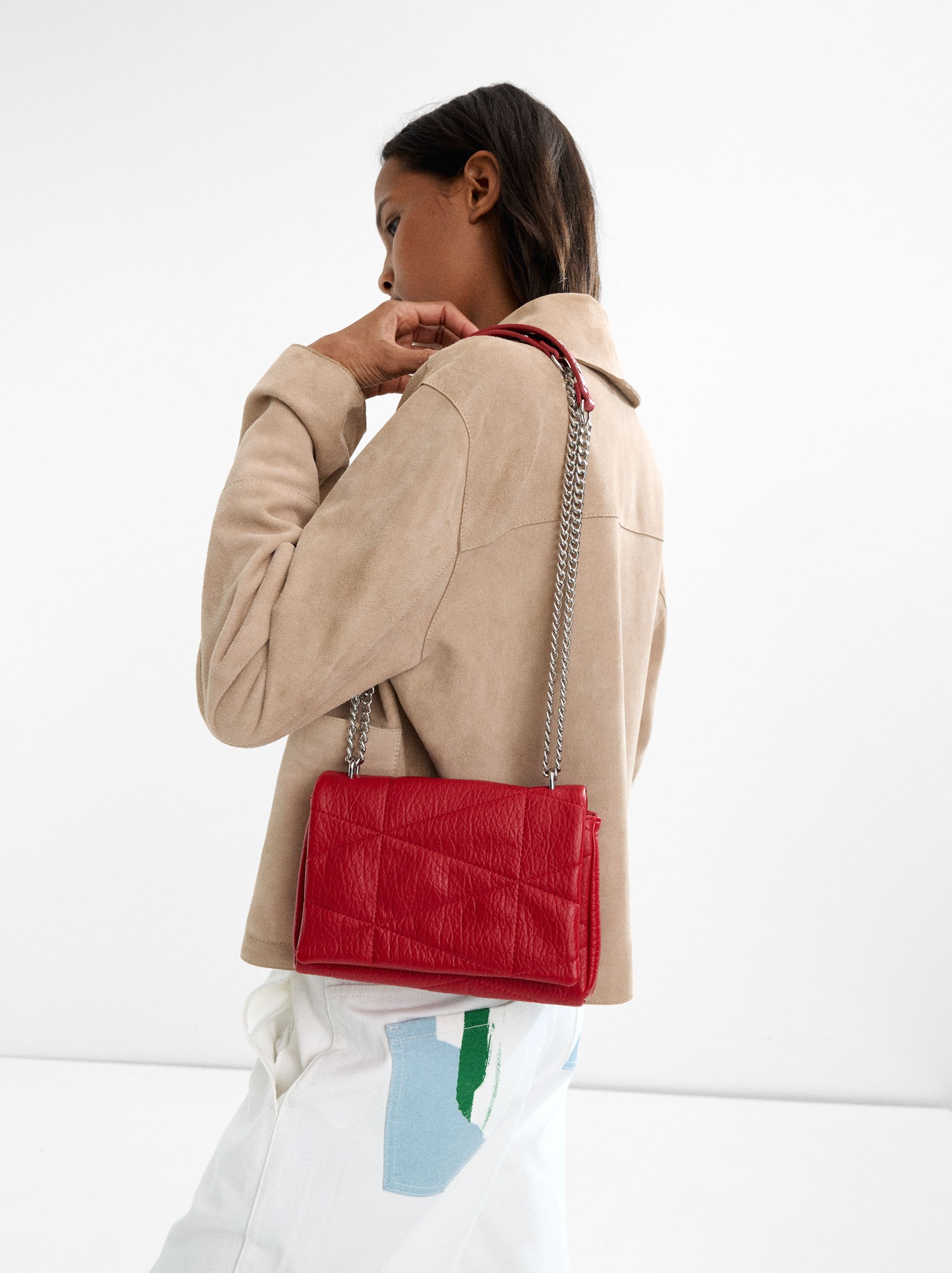 Bolso De Hombro Acolchado