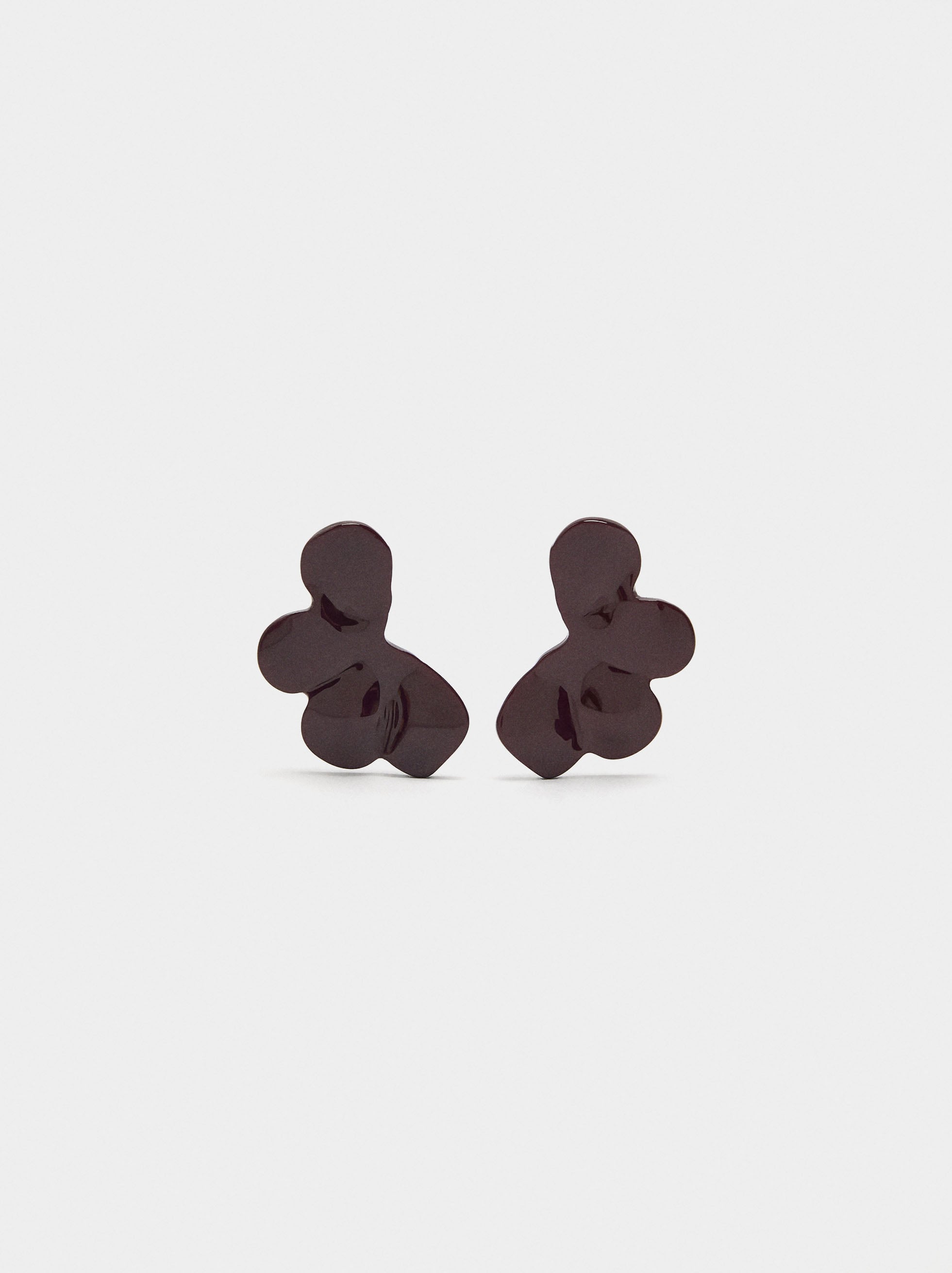 Pendientes Flor Con Esmalte