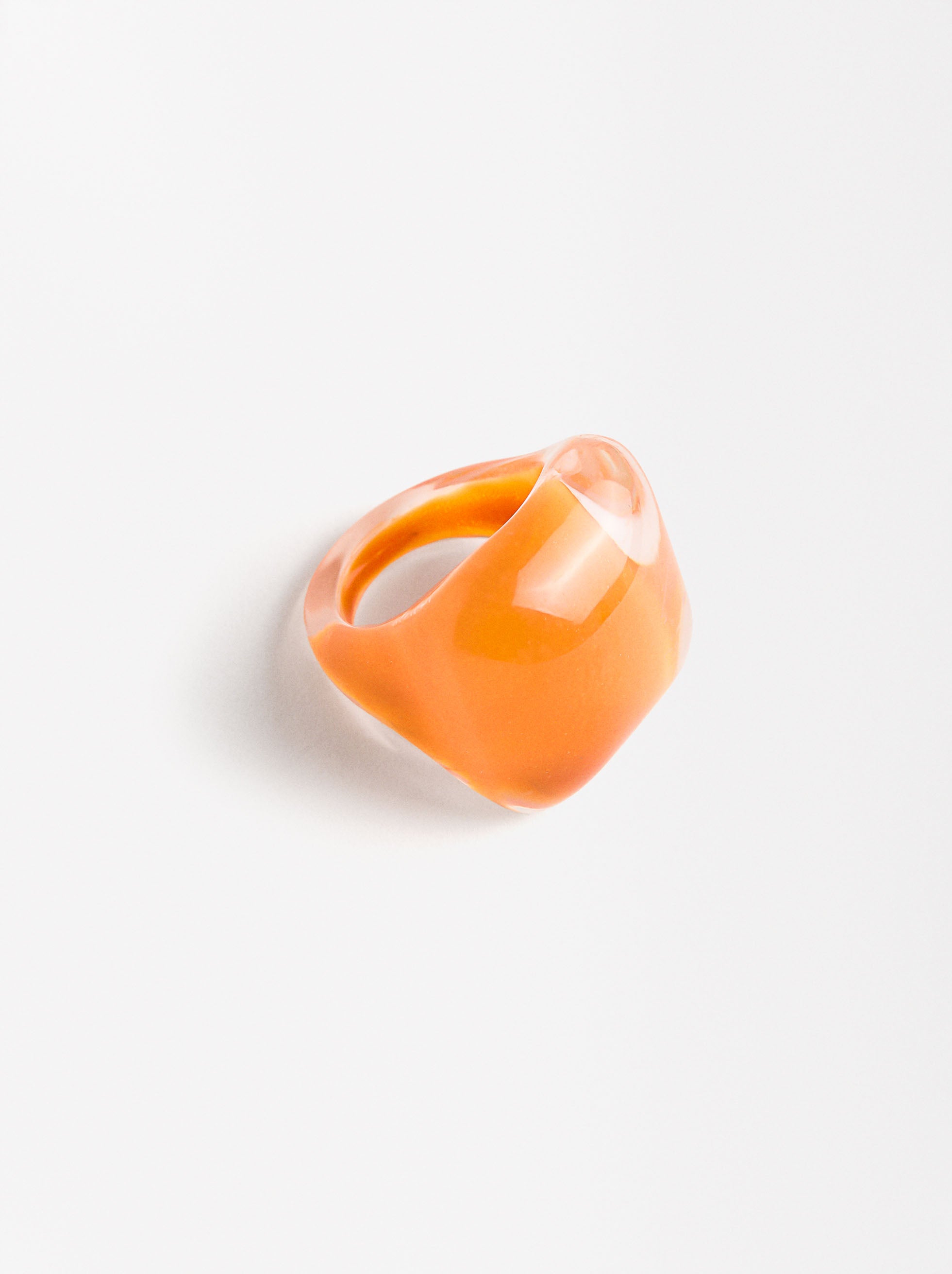 Anillo Cuadrado Esmaltado