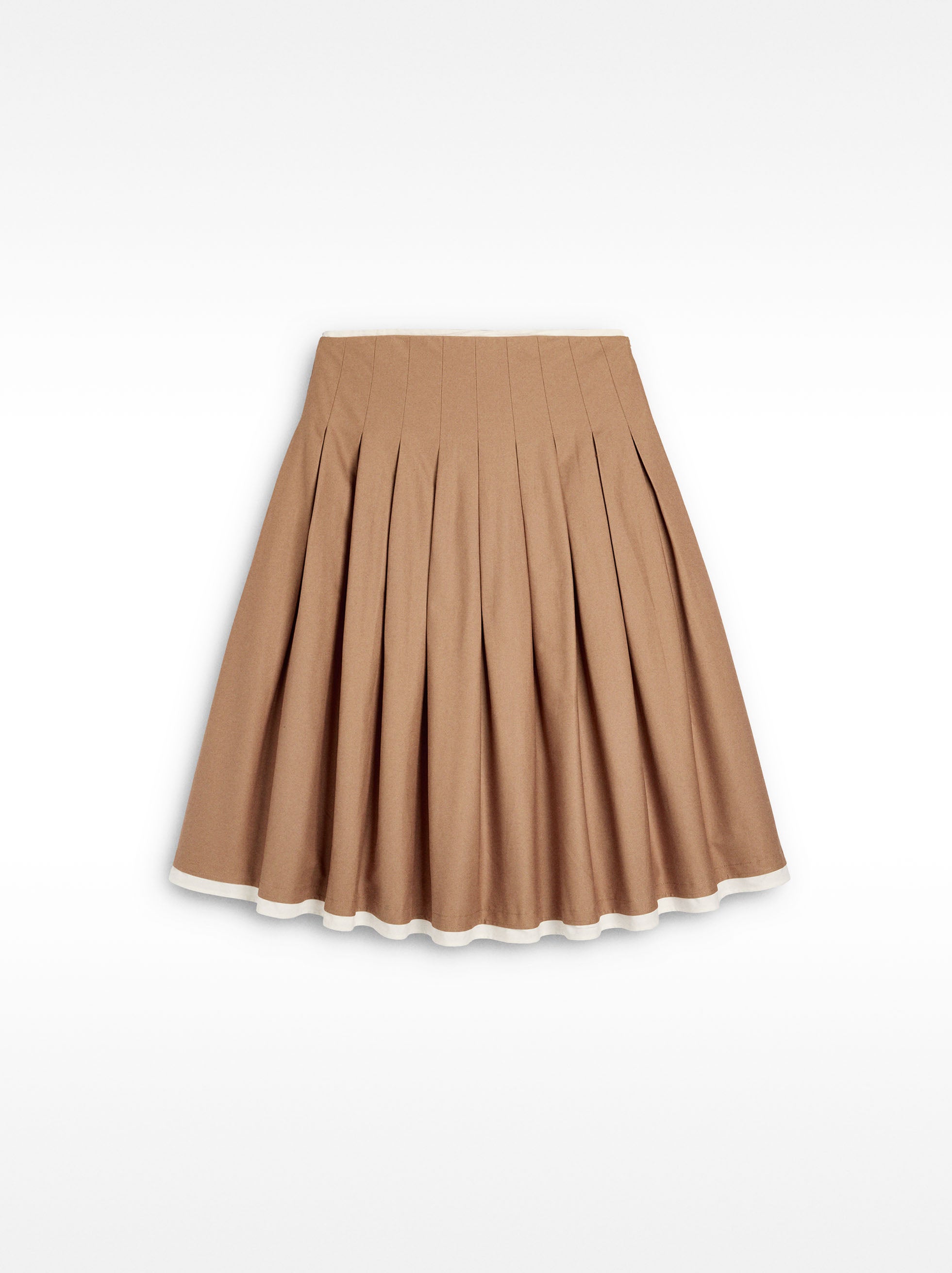 Falda Midi Plisada 100% Algodón