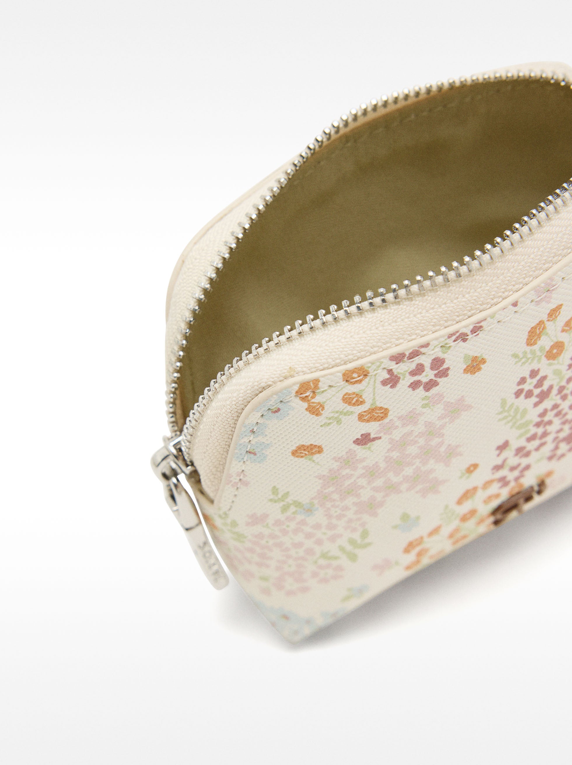 Monedero Con Estampado Floral