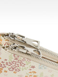 Cartera Con Textura Estampado Floral
