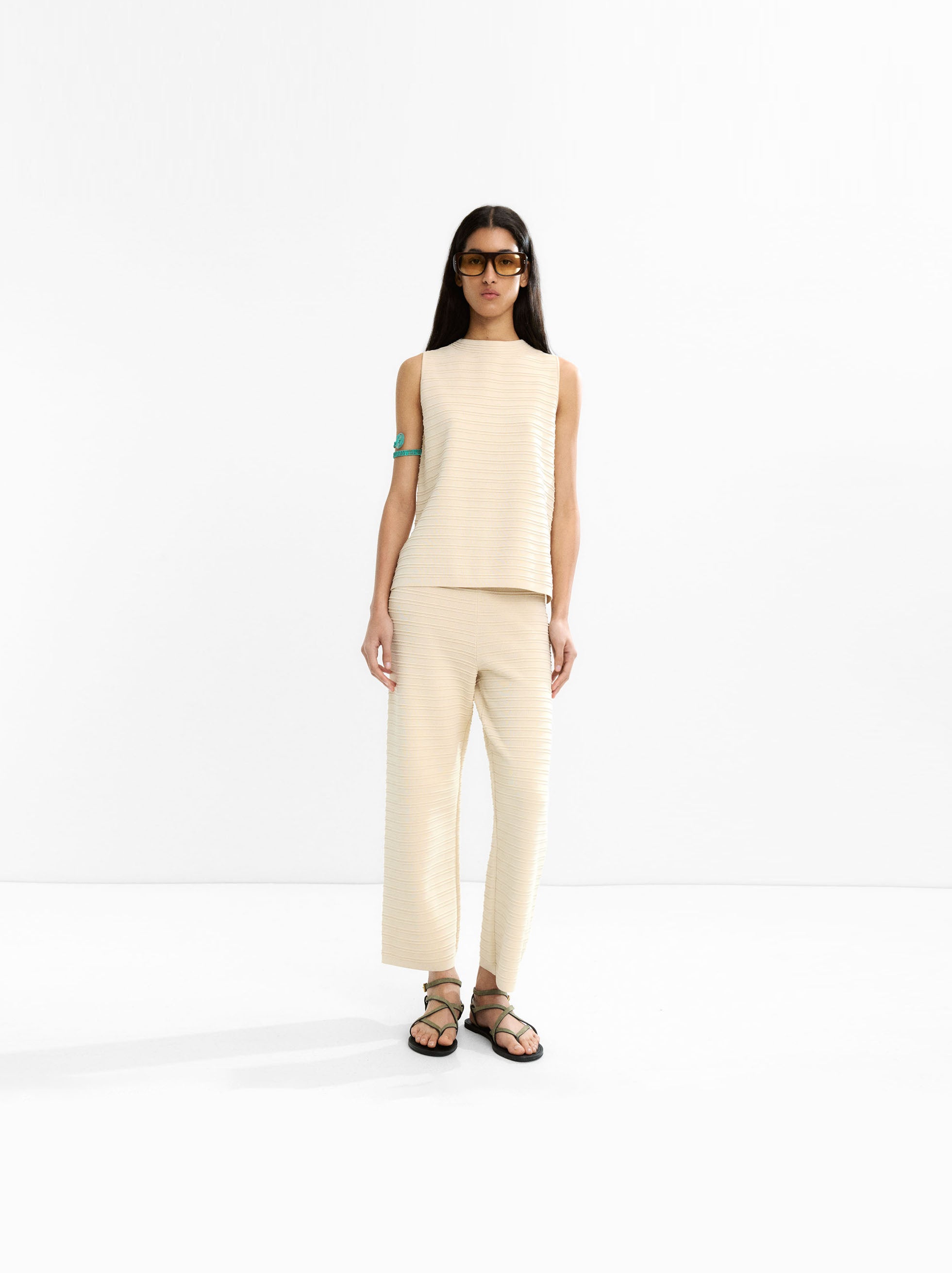 Top De Punto Canalado