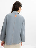 Chaqueta Denim Con Algodón