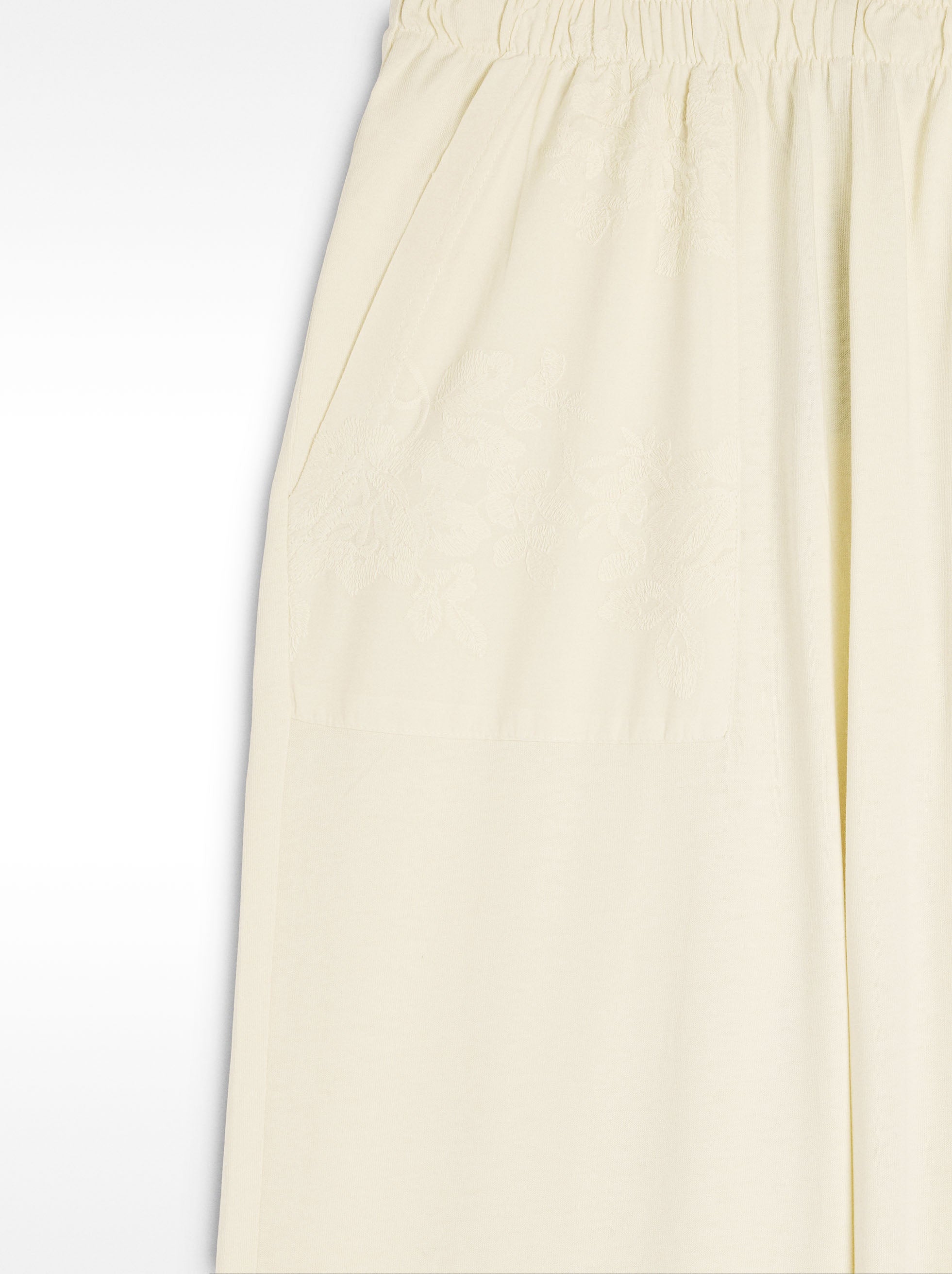 Pantalón 100 % Algodón Con Bordado