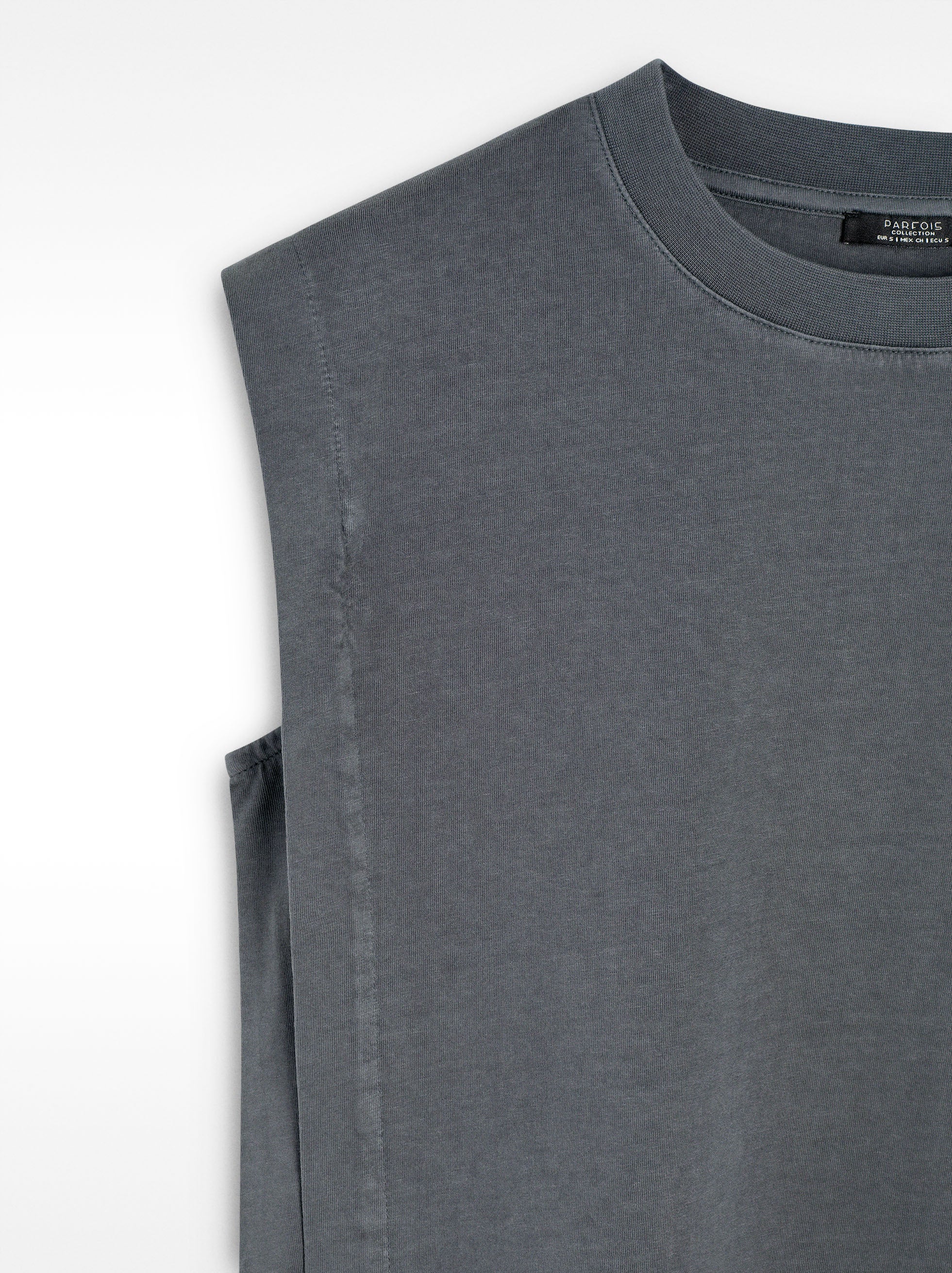 Camiseta Sin Mangas 100 % Algodón