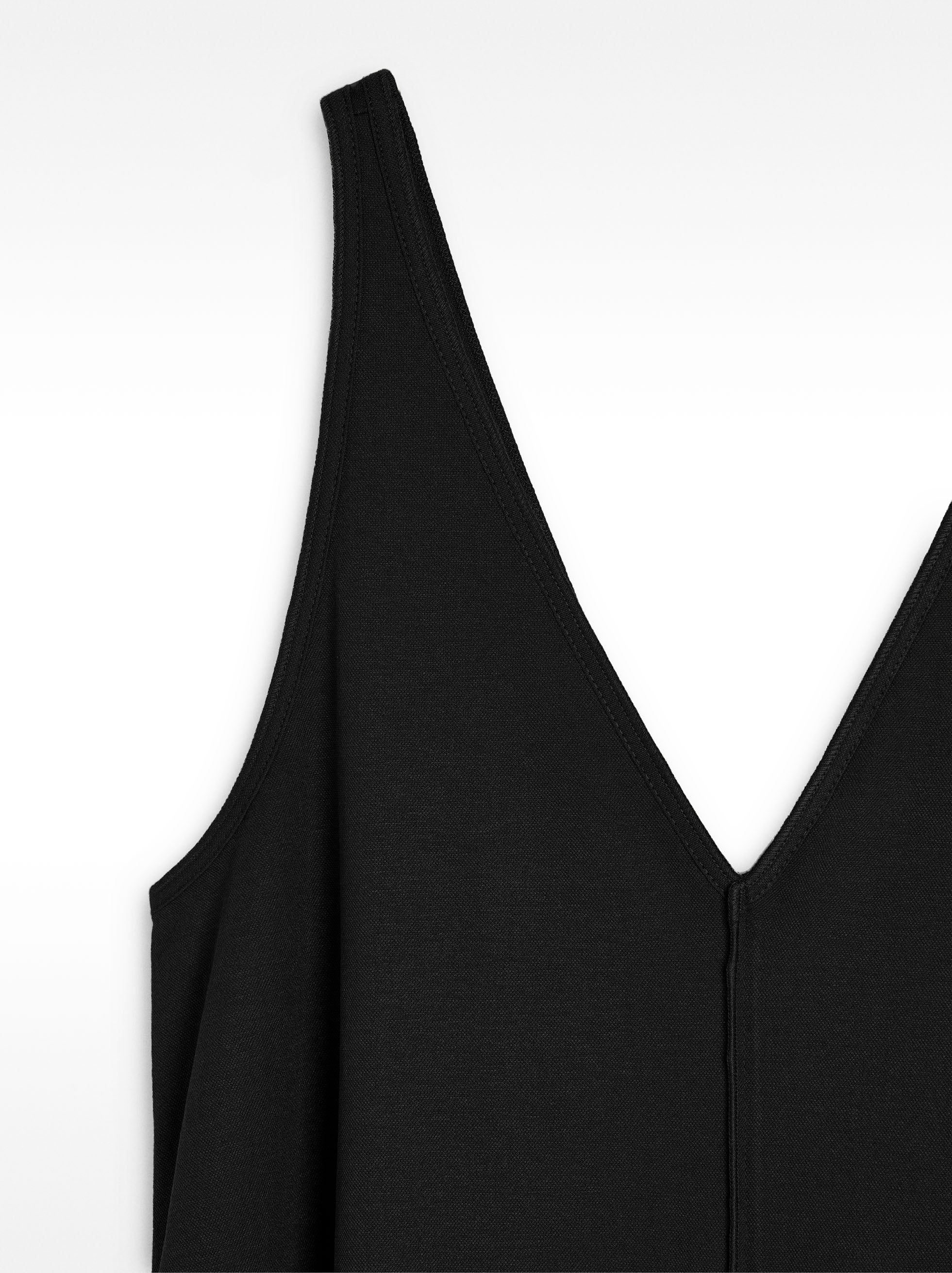 Vestido Midi Con Tirantes