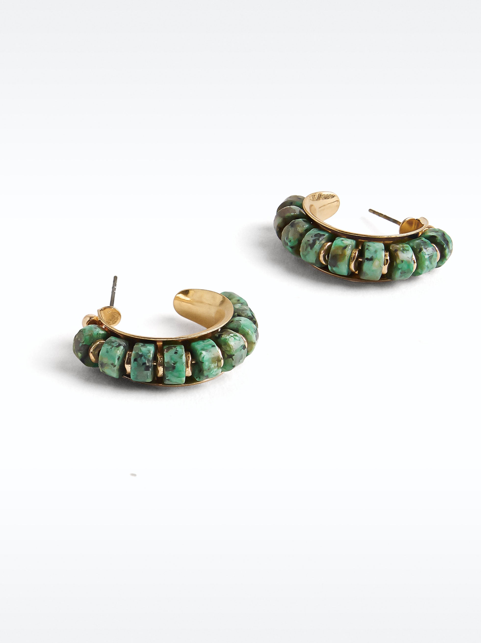 Aretes Abiertos Con Piedras