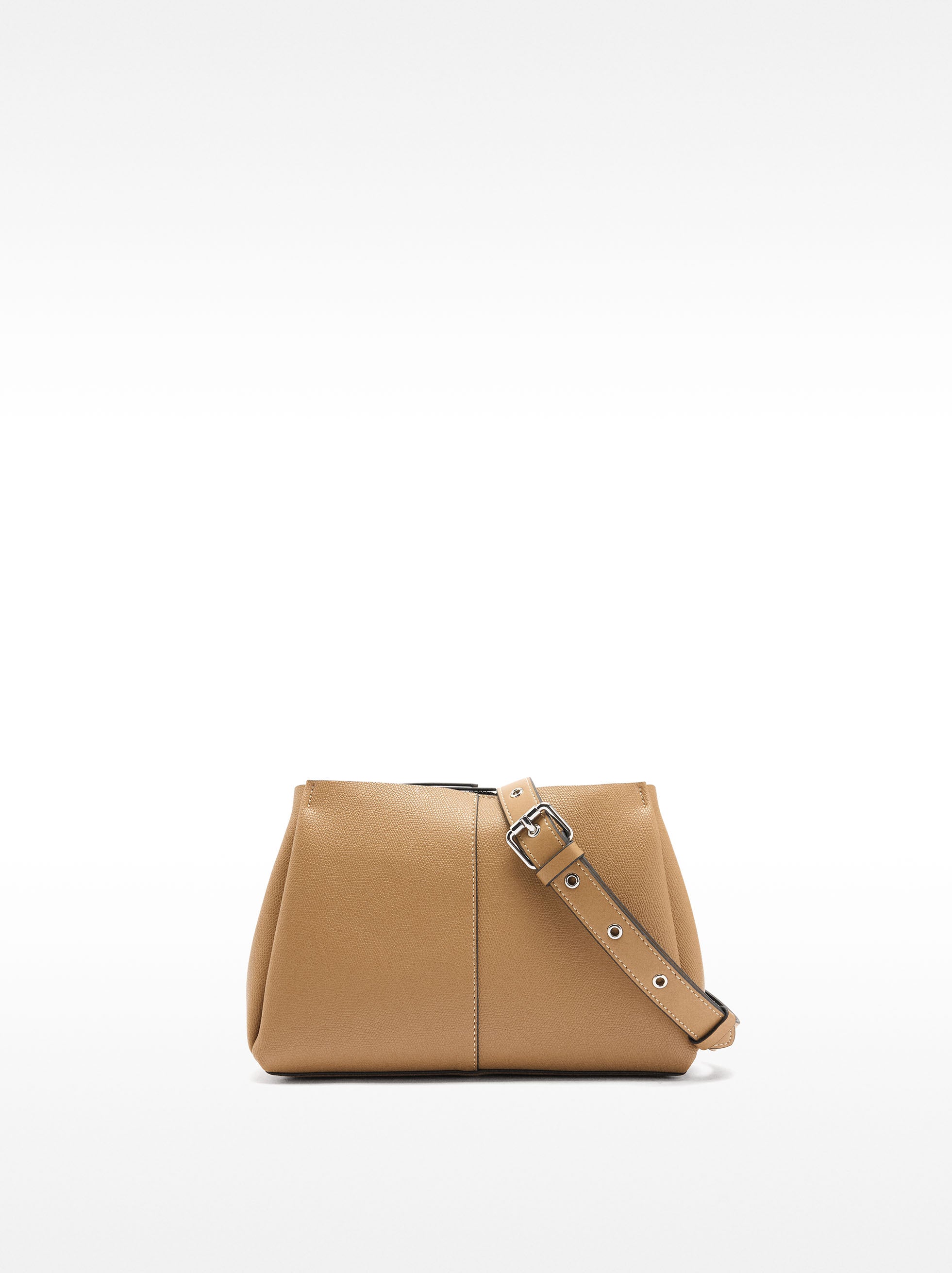 Bolso Bandolera Con Textura