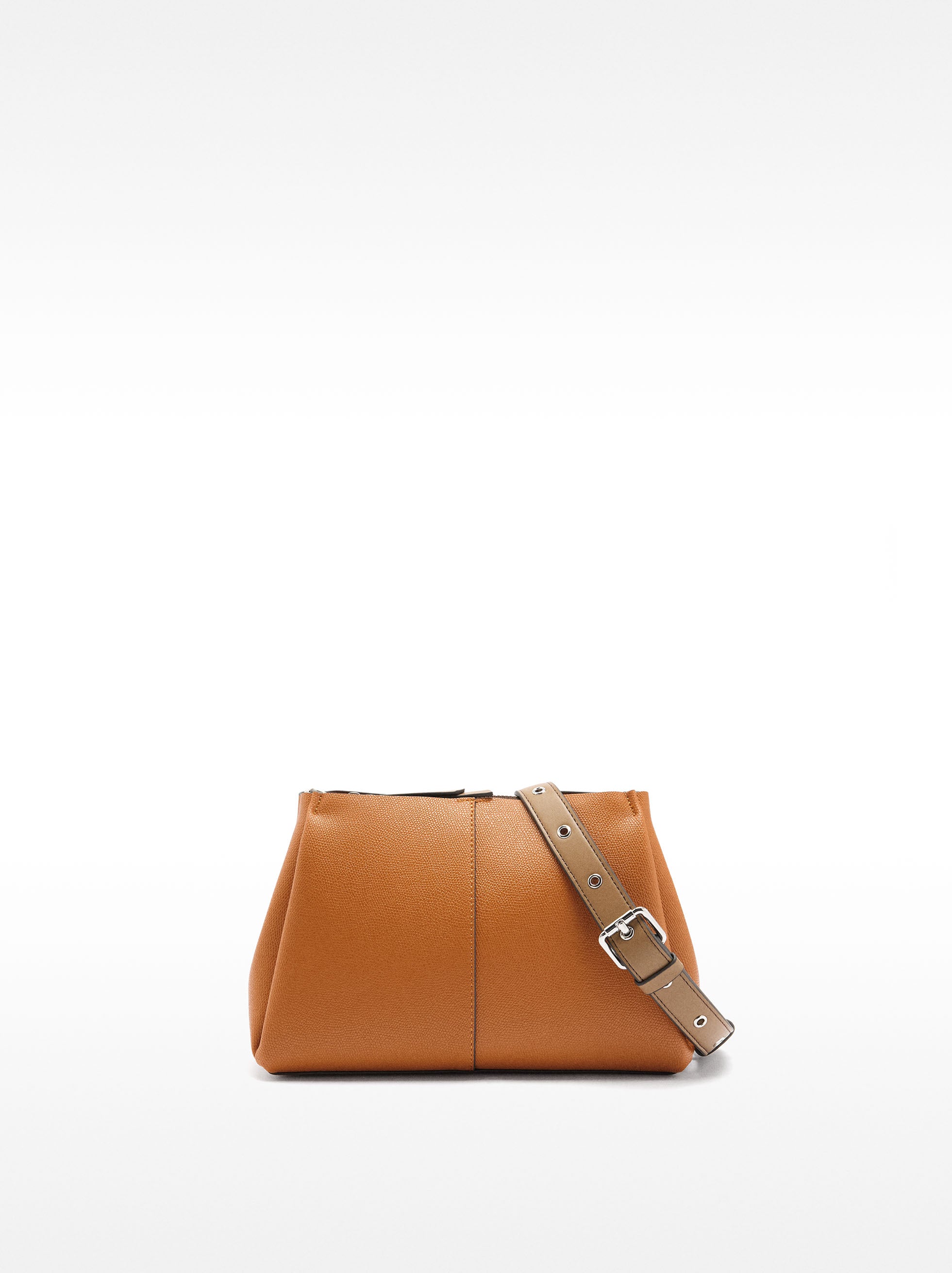 Bolso Bandolera Con Textura