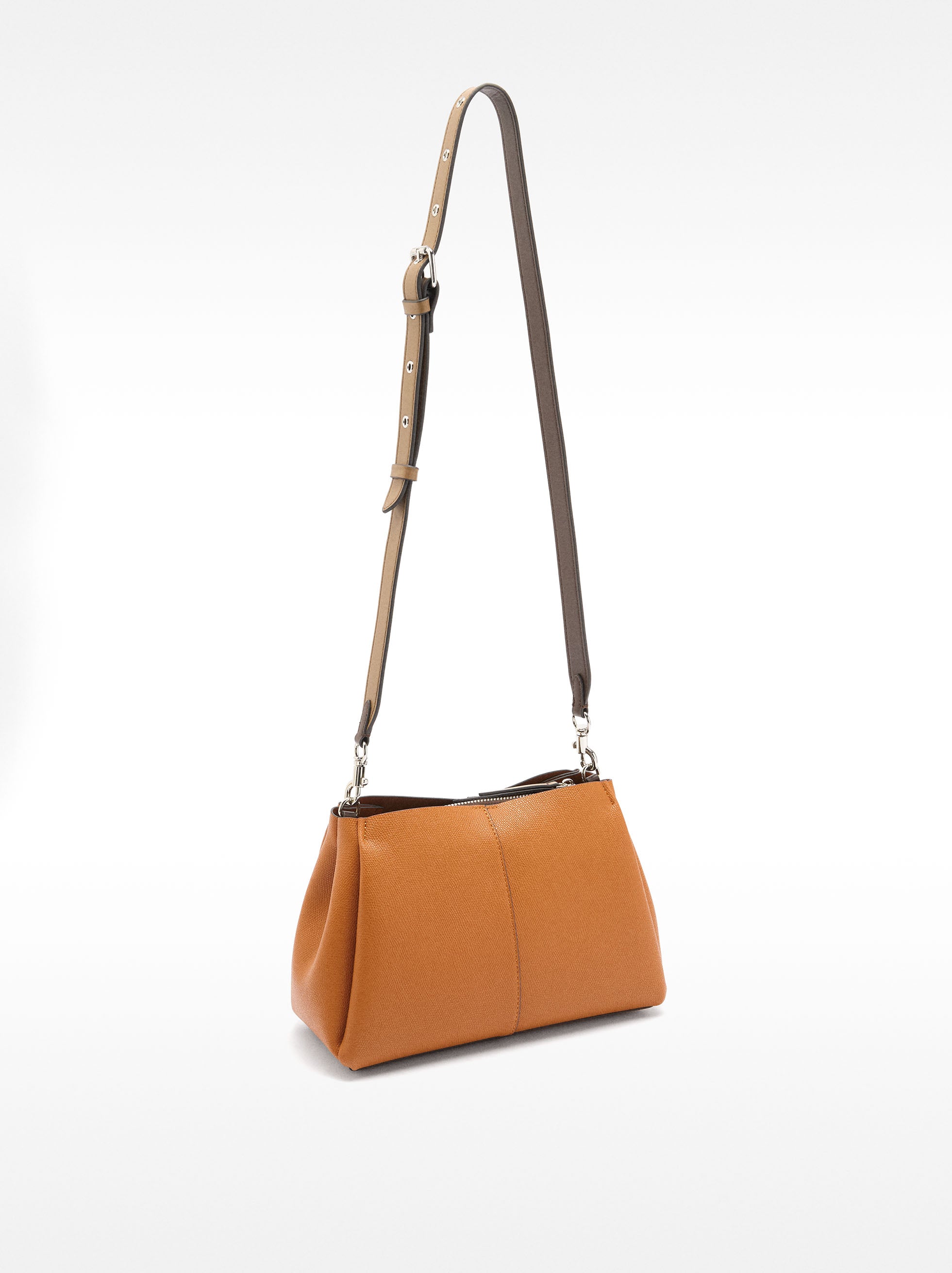 Bolso Bandolera Con Textura