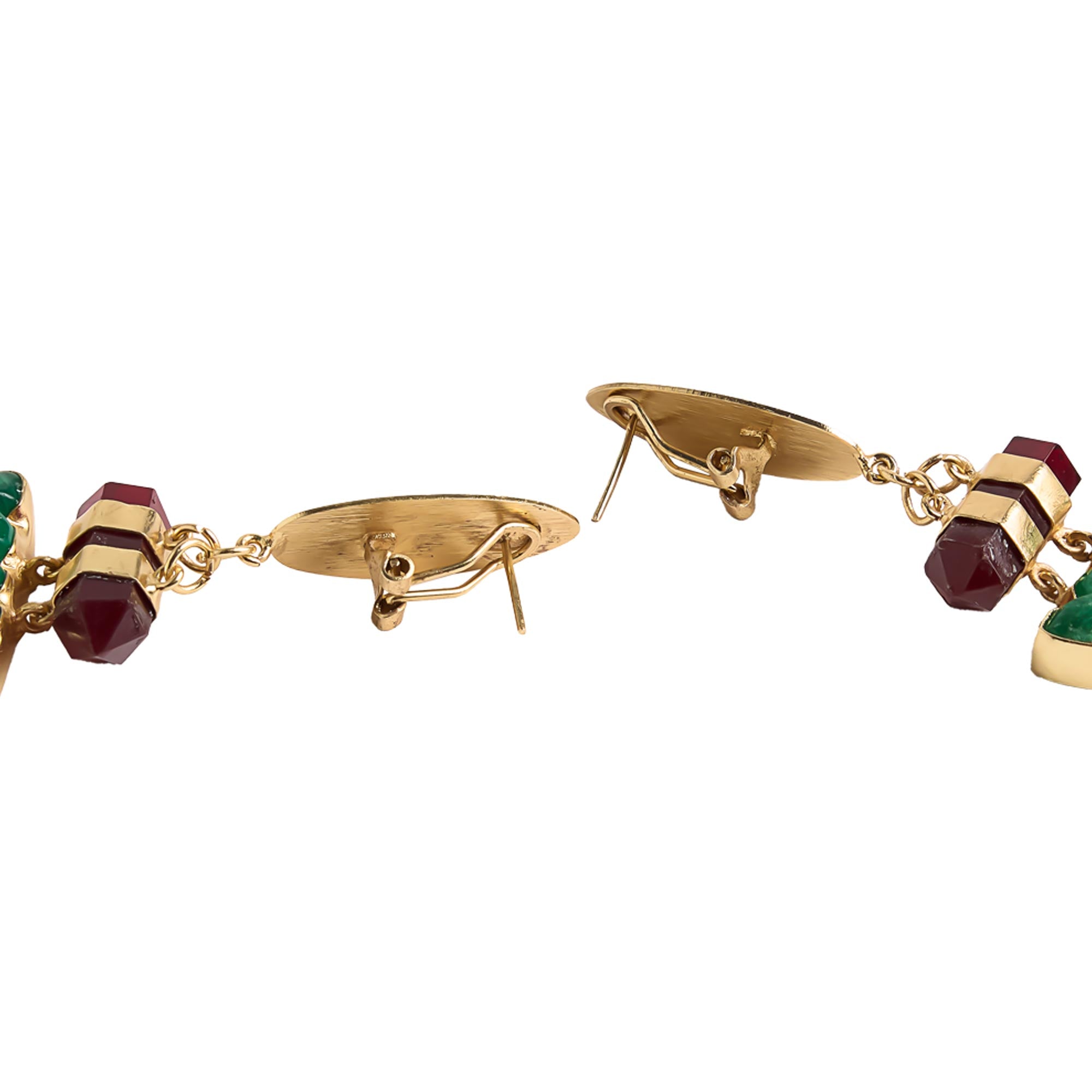 Pendientes Largos Con Piedra
