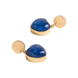 Pendientes De Corazón Con Piedra