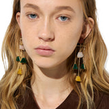 Pendientes Largos Con Piedras