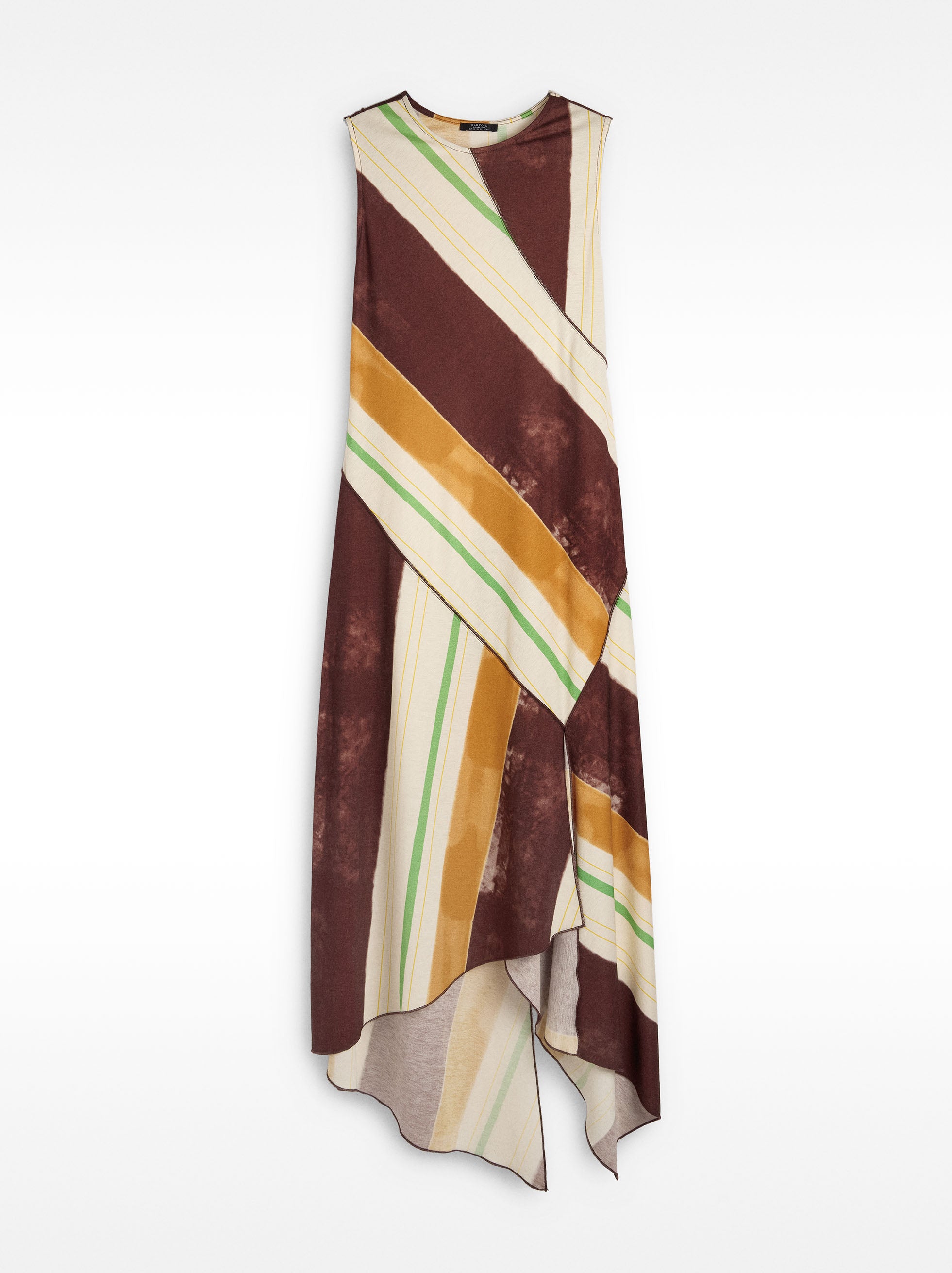 Vestido De Punto De Rayas