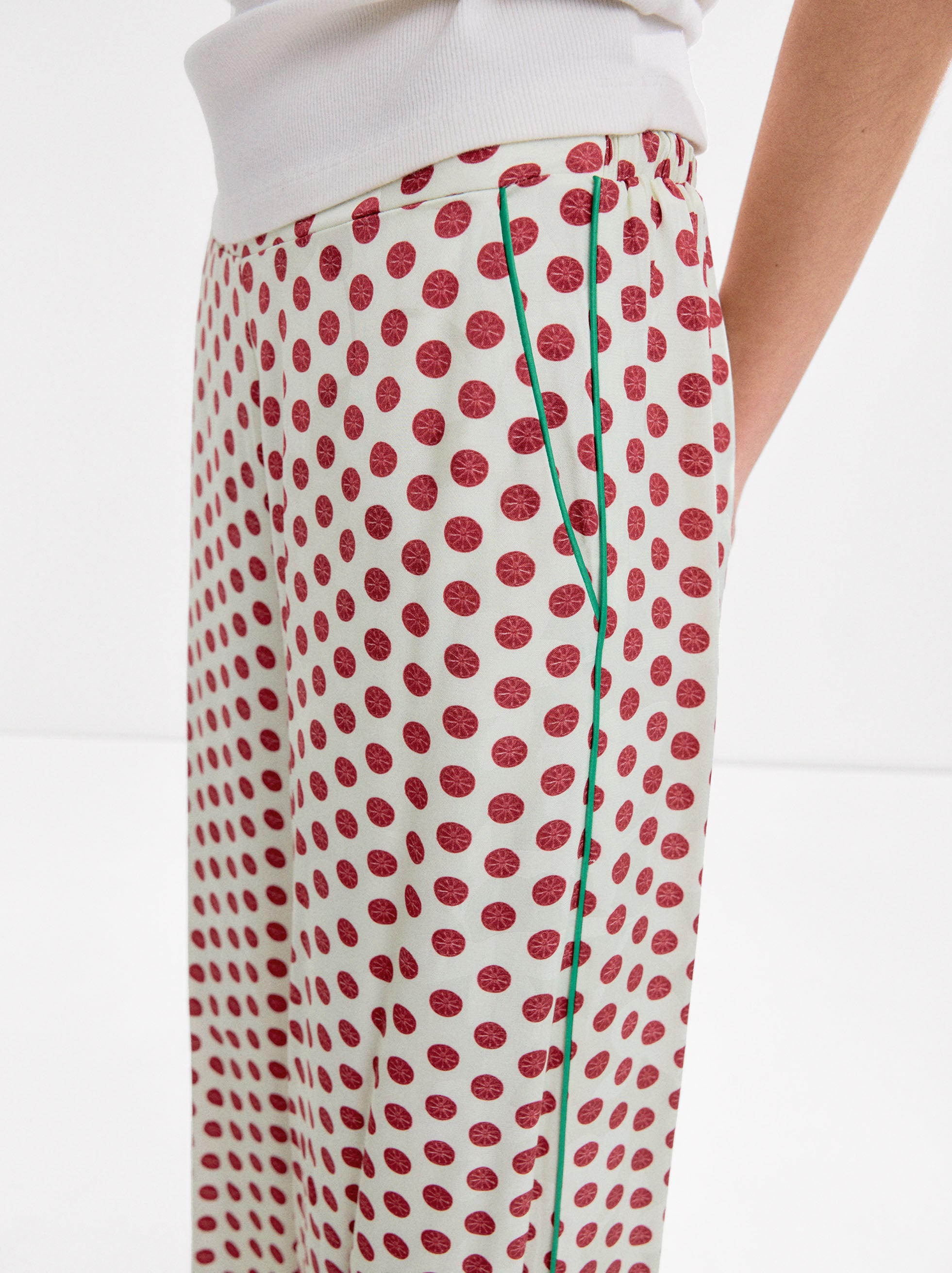 Pantalón Contraste Estampado