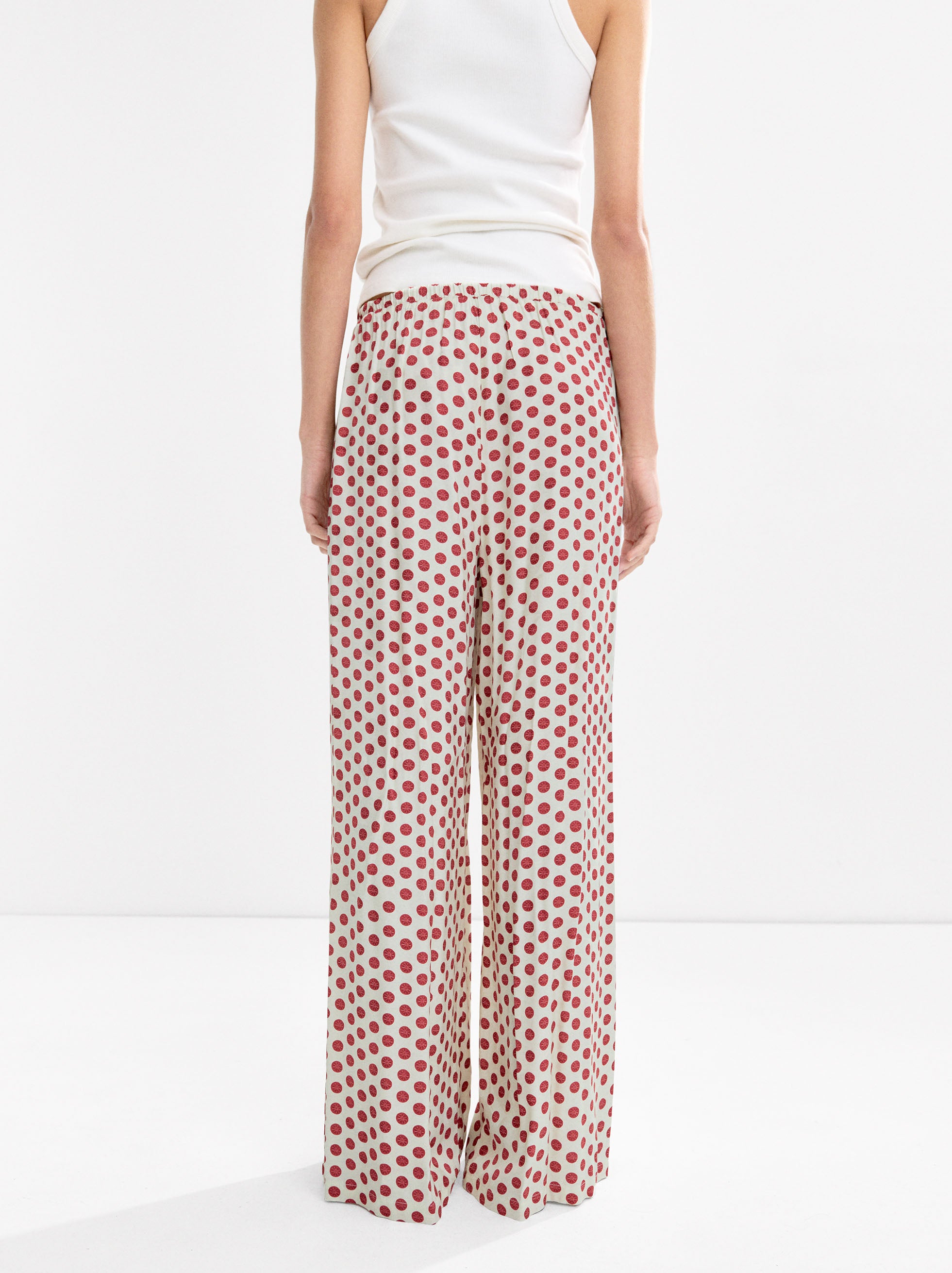 Pantalón Contraste Estampado