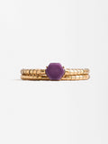 Set De Pulseras Elásticas Con Piedra