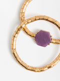 Set De Pulseras Elásticas Con Piedra