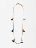 Collar Largo De Eslabones Con Charms