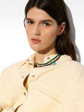 Collar Doble Con Piedras