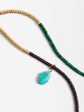 Collar Doble Con Piedras