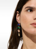 Aretes Largos Con Piedras