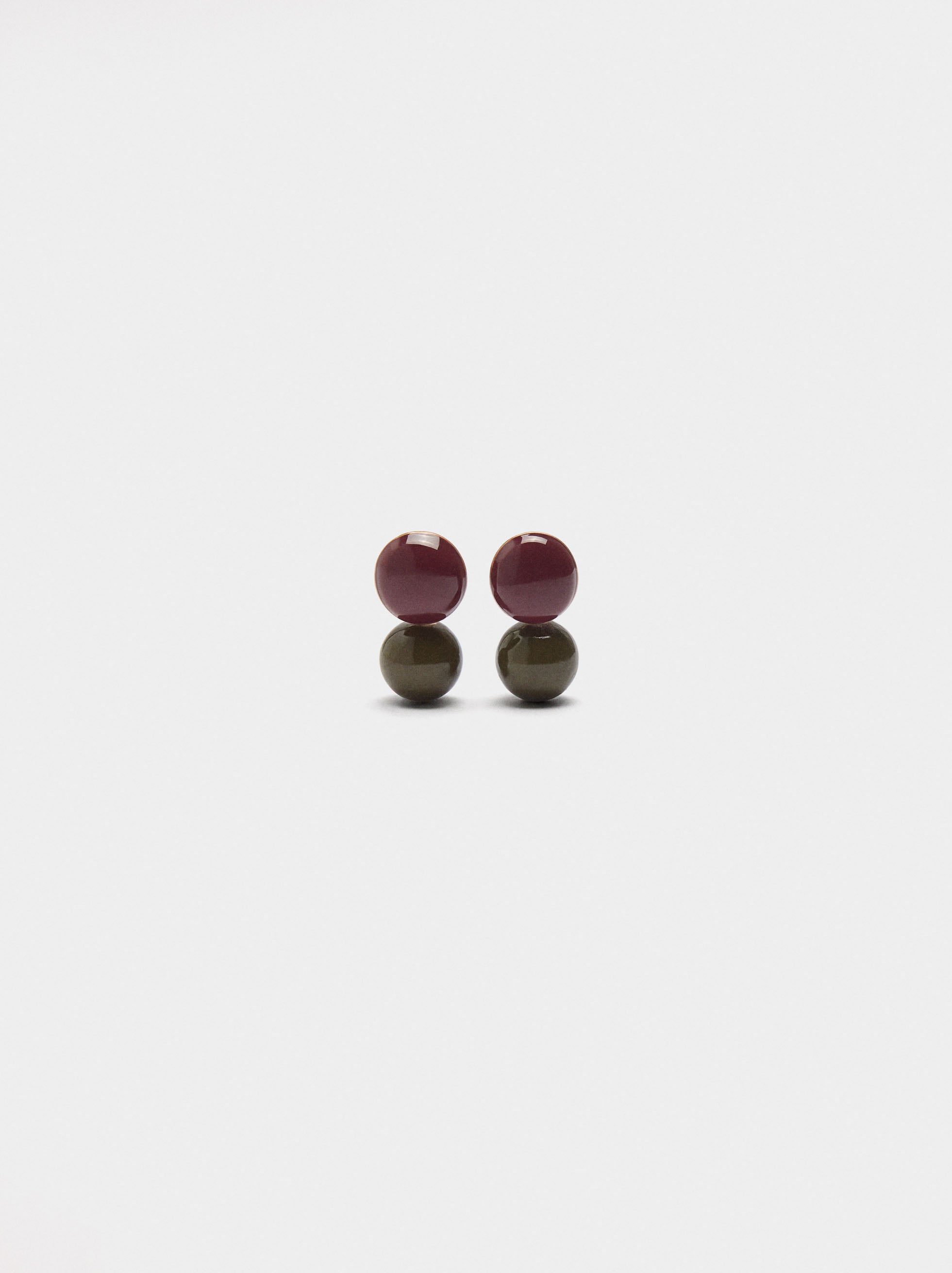 Pendientes Esmaltados Con Esferas