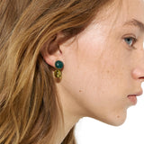 Pendientes Esmaltados Con Esferas