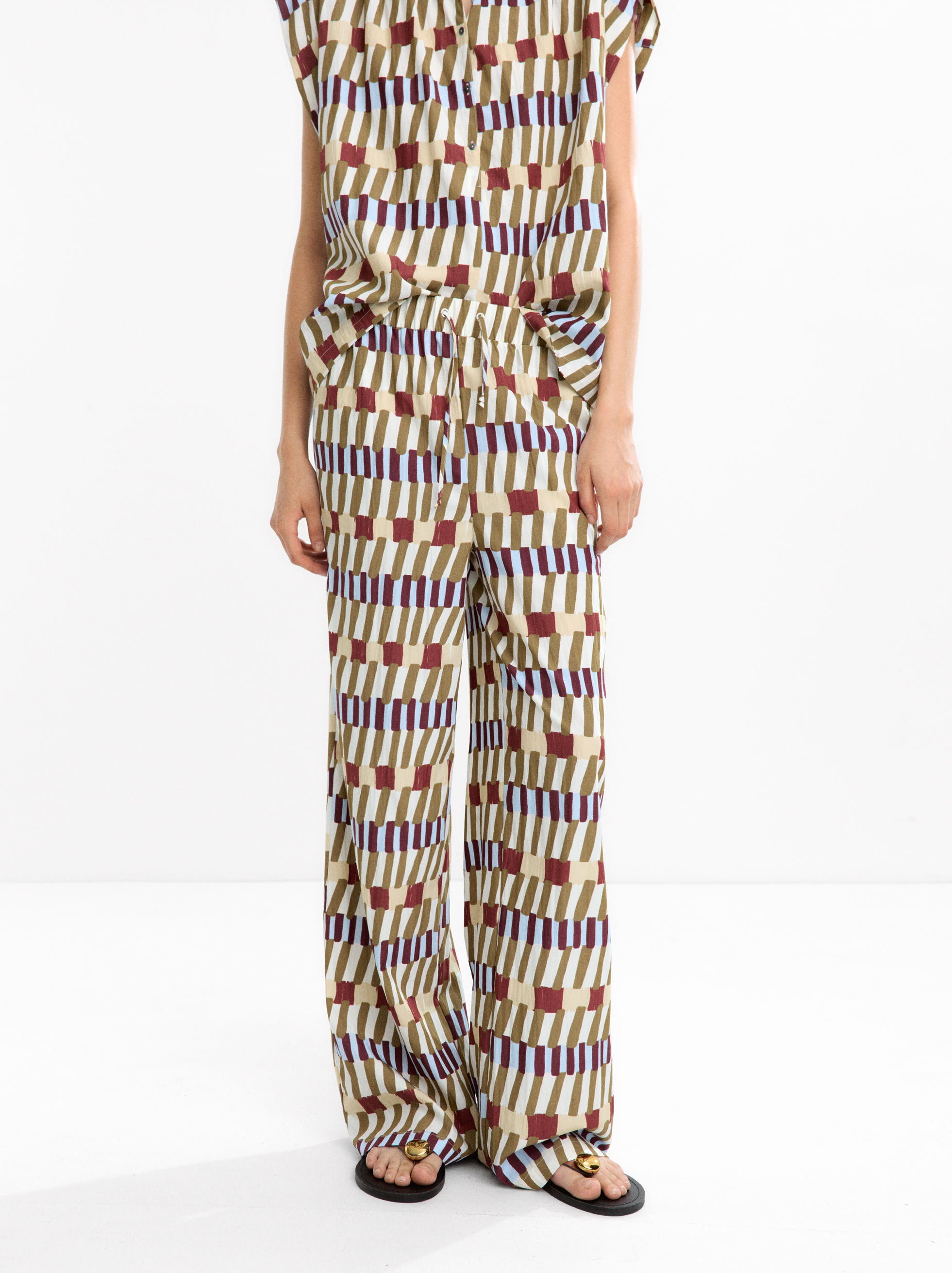 Pantalón Fluido Estampado