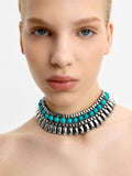 Choker Largo Con Piedras