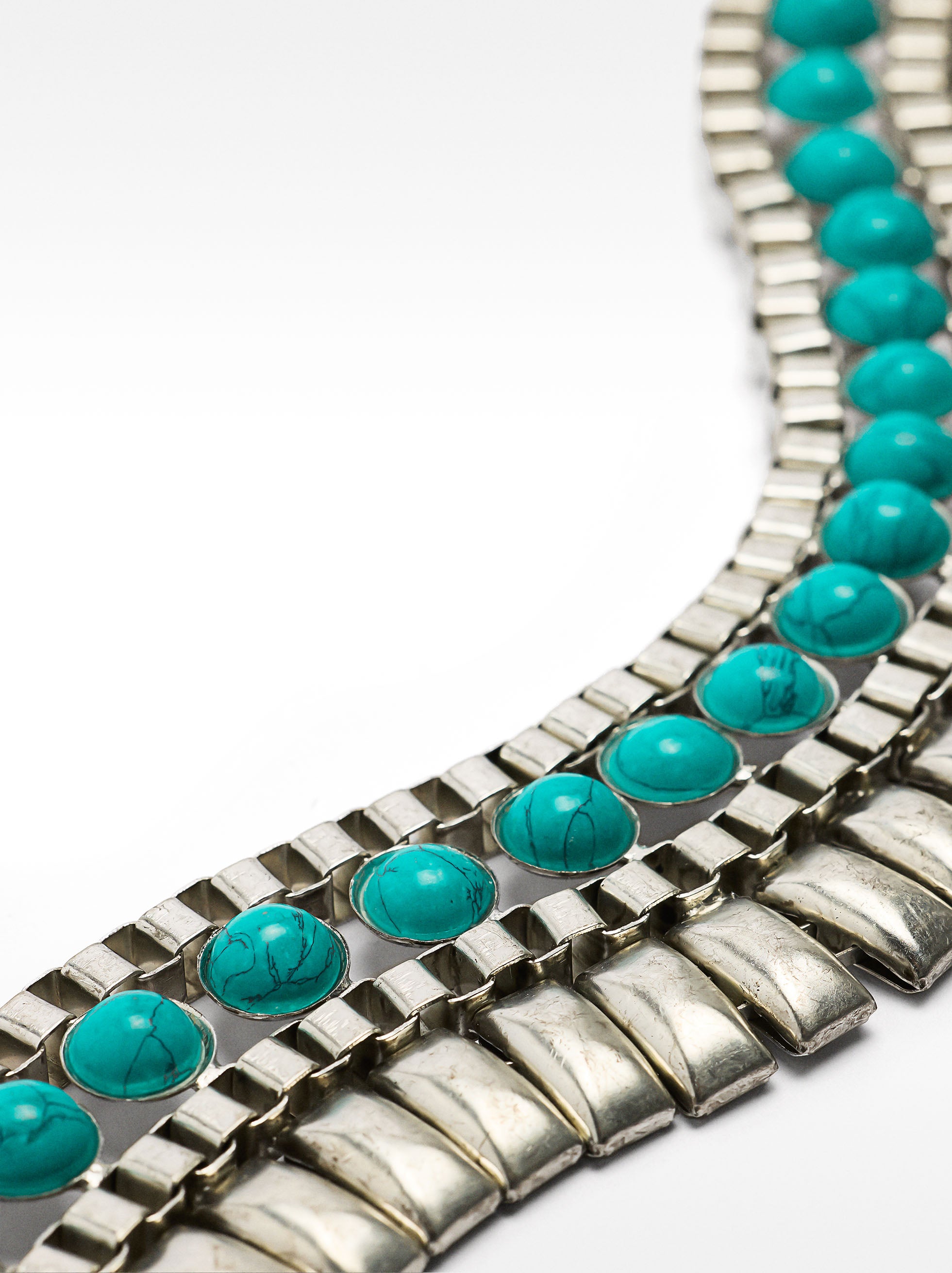 Choker Largo Con Piedras