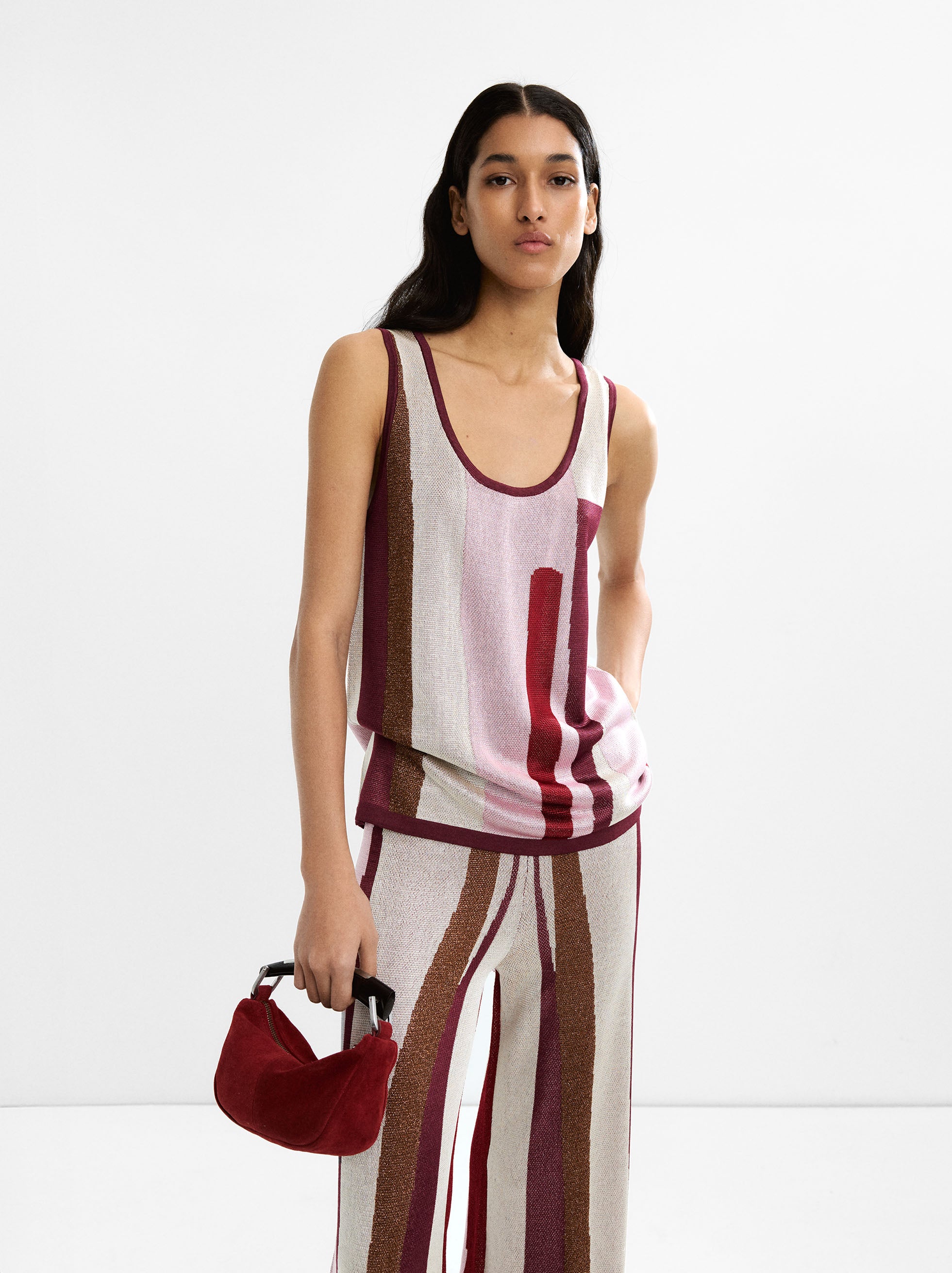 Top De Punto Jacquard