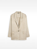 Blazer Satinado Con Textura